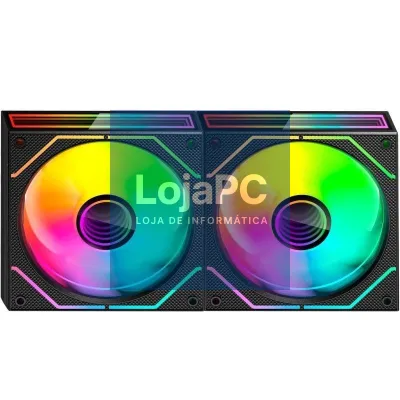 Pack 2 Ventoinhas Mars Gaming MF-3DPROX2R/ 12cm/ ARGB