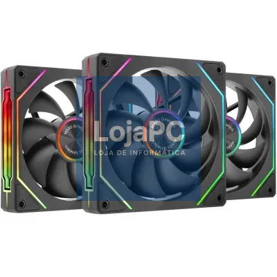 Pack 3 Ventoinhas Mars Gaming MF-LINKFINITYKIT2/ 12cm/ ARGB