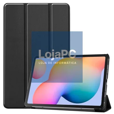 COOL Case for Samsung Galaxy Tab S6 Lite / S6 Lite 2022 / 2024 (P610 / P615 / P619) Black Leatherette 10.4 inch