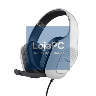 Auscultadores Gaming com Microfone Trust Gaming GXT 415 Zirox PS5/ Jack 3.5/ Brancos