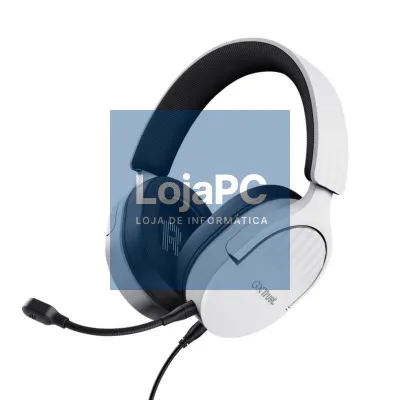 Auscultadores Gaming com Microfone Trust Gaming GXT 489 Fayzo/ Jack 3.5/ Brancos