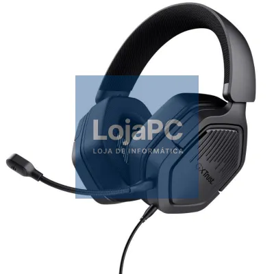 Auscultadores Gaming com Microfone Trust Gaming GXT 492 Carus/ Jack 3.5/ Pretos