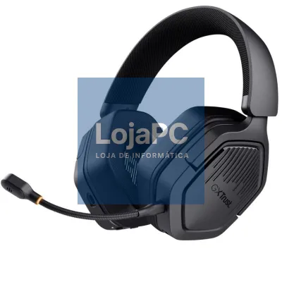 Auscultadores Gaming Sem Fios com Microfone Trust Gaming GXT 493PS Carus PS5/ Jack 3.5/ Bluetooth/ Pretos