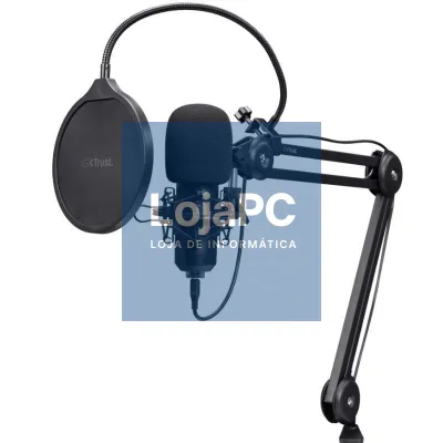 Microfone Gaming Trust Gaming GXT 270 Emita II+ 25770/ USB/ Preto