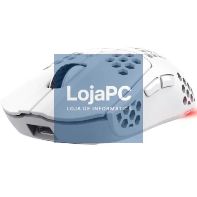Rato Gaming sem fios Trust Gaming GXT 929 Helox/ Bateria recarregável/ até 4800 DPI/ Branco