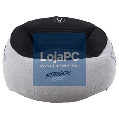 Puff Woxter Stinger Gaming/ com relleno/ Cinzento y Preto
