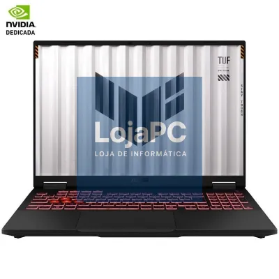 Portátil Gaming Asus TUF Gaming A16 TUF608UHI-TU239 Ryzen 7 260/ 16GB/ 512 SSD/ GeForce RTX 5050/ 16'/ sem Sistema Operativo