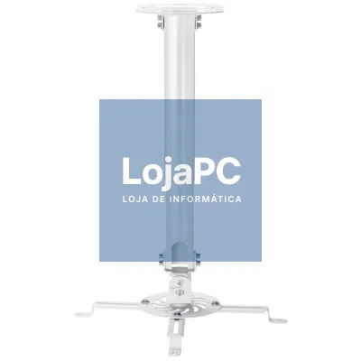 Suporte de tecto para Projector Aisens CP04TSRE-133/ Inclinável/ Extensible/ Rotativo/ até 13.5kg