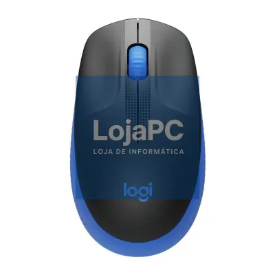 Rato sem fios Logitech M190/ até 1000 DPI/ Azul