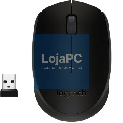 Rato sem fios Logitech B170/ até 1000 DPI