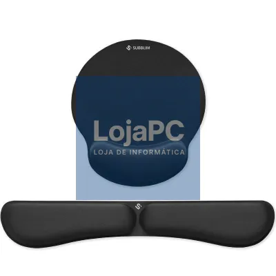 Pack de Apoio de pulsos y Tapete de rato Ergonómica Subblim Ergo MemoryFlex
