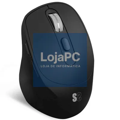 Rato Ergonómico sem fios Subblim Comfort Ergo Dual Battery/ Bateria recarregável/ até 2400 DPI/ Preto