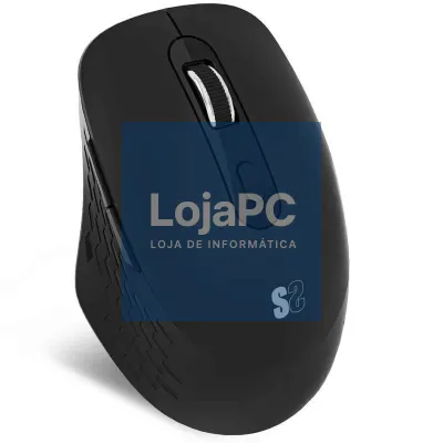 Rato Ergonómico sem fios Subblim Curve Ergo Dual Battery/ Bateria recarregável/ até 1600 DPI/ Preto