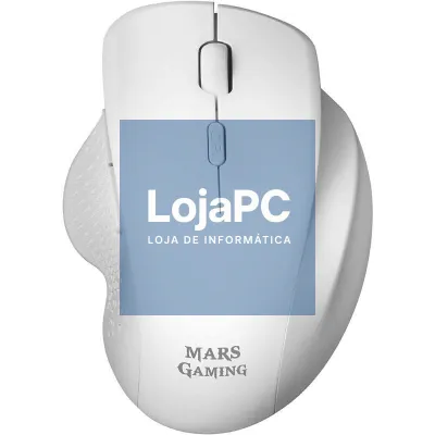Rato sem fios Mars Gaming MMWERGO/ até 3200 DPI/ Branco