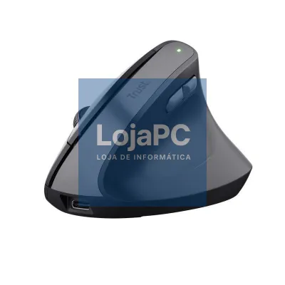 Rato Vertical sem fios Trust Bayo II/ Bateria recarregável/ até 2400 DPI