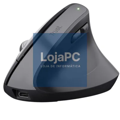 Rato Vertical sem fios Trust Bayo+/ Bateria Recarregável/ até 2400 DPI