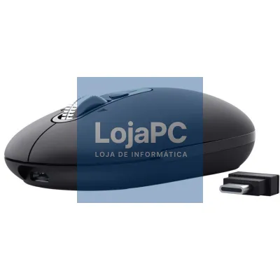 Rato sem fios Trust Seron 26018/ Bateria recarregável/ até 3200 DPI/ Preto