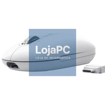 Rato sem fios Trust Seron 26019/ Bateria recarregável/ até 3200 DPI/ Branco