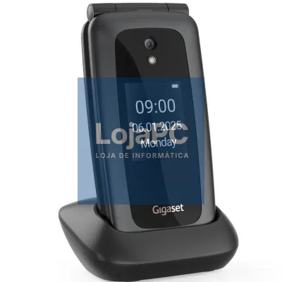 Telefone Telemóvel Gigaset GL795 para Pessoas Maiores/ 4G/ Preto