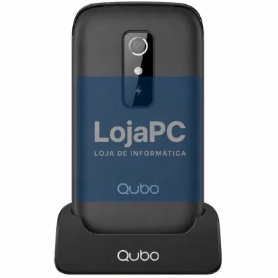 Telefone Telemóvel Qubo P-220BKC 4G para Pessoas Maiores/ Preto