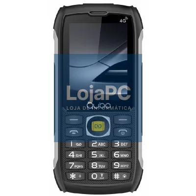 Telefone Telemóvel Rugerizado Qubo ST-002 para Pessoas Maiores/ Preto