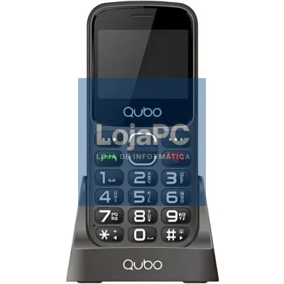 Telefone Telemóvel Qubo X-230BKC 4G para Pessoas Maiores/ Preto