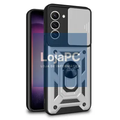 COOL Case for Samsung S916 Galaxy S23 Plus Hard Ring Silver