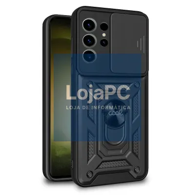 COOL Case for Samsung S918 Galaxy S23 Ultra Hard Ring Black
