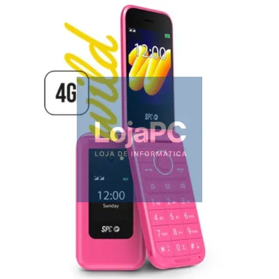 Telefone Telemóvel SPC WILD para Pessoas Maiores/ 4G/ Rosa