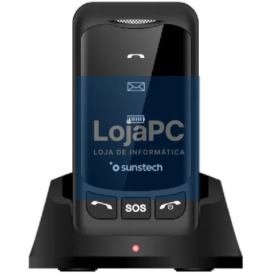 Telefone Telemóvel Sunstech CELT25BK para Pessoas Maiores/ Preto