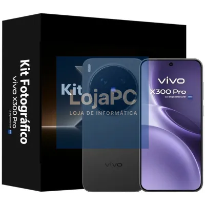 Smartphone Vivo X300 Pro 16GB/ 512GB/ 6.78'/ 5G/ Preto + Kit fotográfico Vivo X300 Pro
