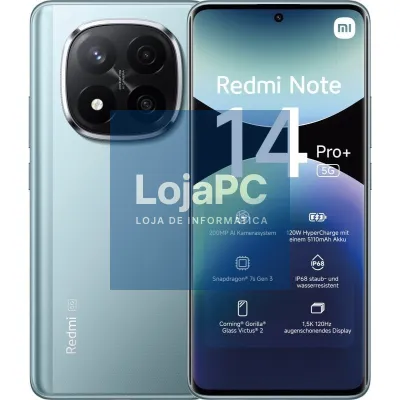 Smartphone Xiaomi Redmi Note 14 Pro+ 12GB/ 256GB/ 6.67'/ 5G/ Azul