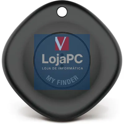 Localizador Verbatim My Finder Bluetooth Tracker MYF-01 compatível com Apple/ inclui Porta-chaves y Pilha/ Preto