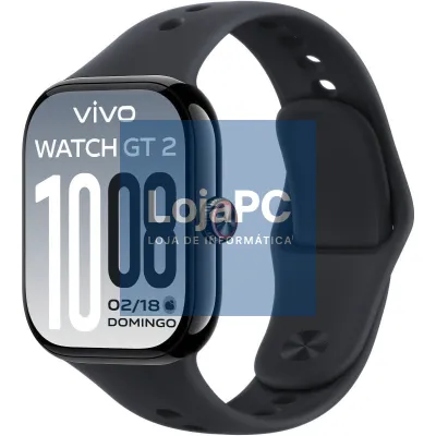 Smartwatch Vivo Watch GT 2/ Notificações/ Frequência Cardíaca/ Preto