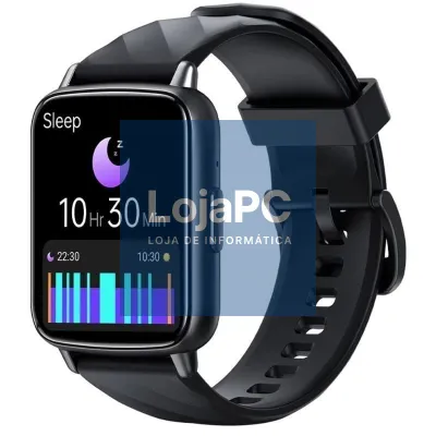Smartwatch ZTE Watch Live 3/ Notificações/ Frequência Cardíaca/ Preto