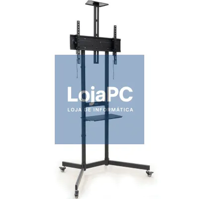 Suporte de chão Inclinável com Rodas TooQ NEFERTITI FS1151M-B para TV de 37-70'/ até 70kg