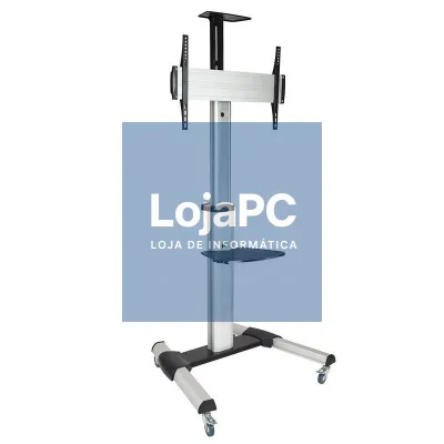 Suporte de chão Inclinável/ Ajustável com Rodas TooQ FS1870M-B para TV de 37-70'/ até 50kg