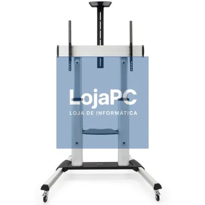 Suporte de chão Inclinável/ Ajustável com Rodas TooQ FS20300M-B para TV de 60-100'/ até 100kg