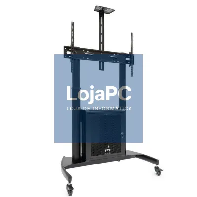 Suporte de chão Inclinável com Rodas TooQ Narnia FS20500M-B para TV de 60-100'/ até 100kg