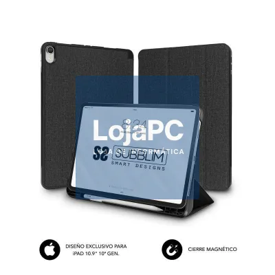 Capa Subblim Shock Case SUBCST-5SC316 para iPad 10ª Geração de 10.9'/ Preta