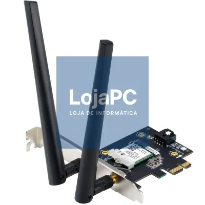 Placa de rede sem fios-PCI Express Asus PCE-BE6500/ 6500Mbps/ 2.4/5/6GHz