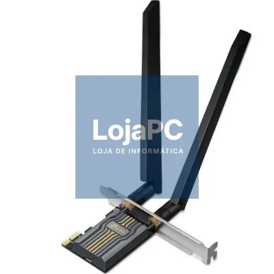 Placa de rede sem fios-PCI Express TP-Link Archer TBE400E/ WiFi 7/ 6500Mbps/ 2.4/5GHz/6GHz