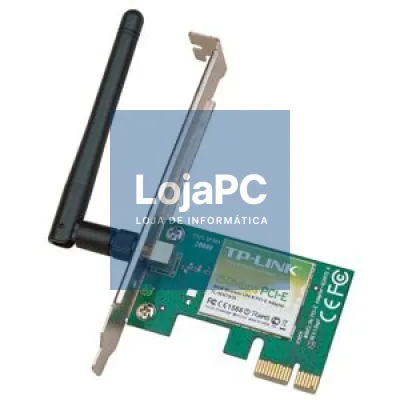 Placa de rede sem fios TP-Link 150Mbps W-N PCI Express