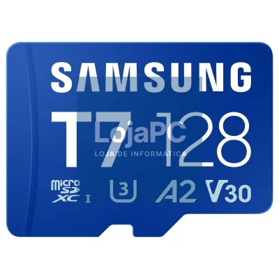 Cartão de memória Samsung P7 128GB microSD XC/ Classe 10/ 170MBs