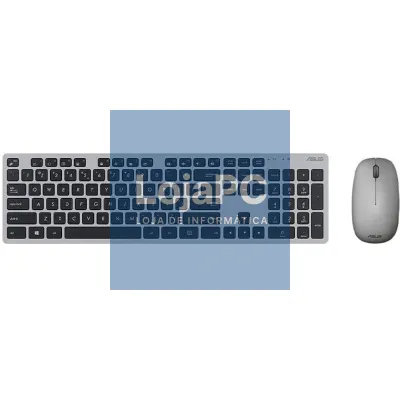 Teclado e rato Sem Fios Asus W5000 Wireless/ Cinzento