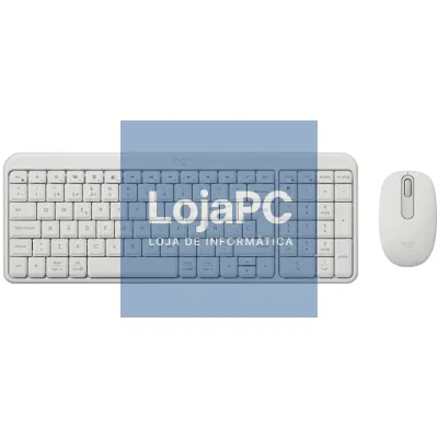 Teclado e rato Sem Fios Logitech Wireless Combo MK250/ Branco