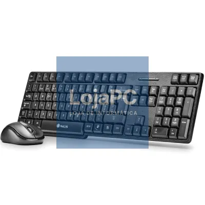 Teclado e rato Sem Fios NGS Euphoria KIT/ Portugués