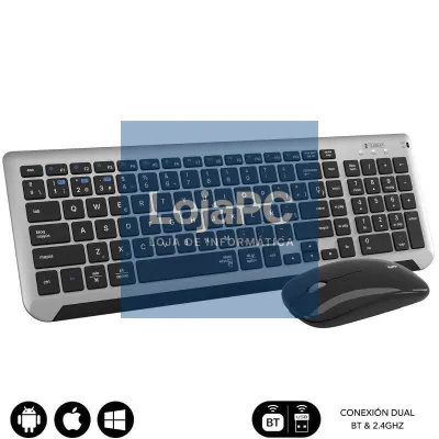 Teclado y Rato sem fios Subblim Combo Dual Prestige Extendido
