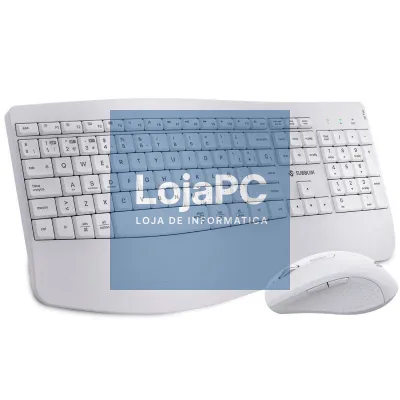 Teclado y Rato sem fios Subblim Combo Dual Office Prowave/ Branco