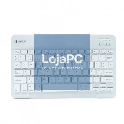 Teclado Compacto sem fios Subblim Smart/ Prateado